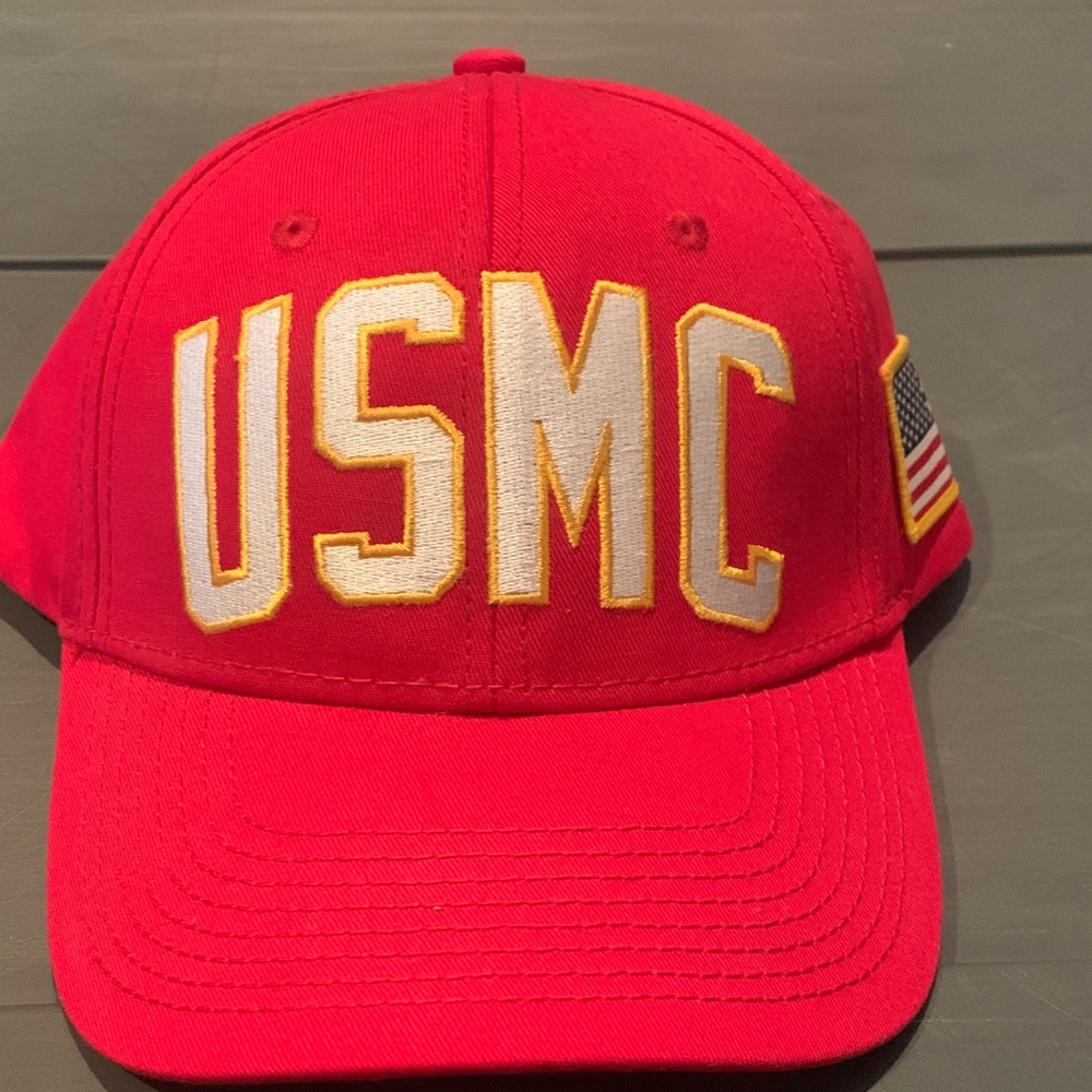 USMC Red Baseball Cap